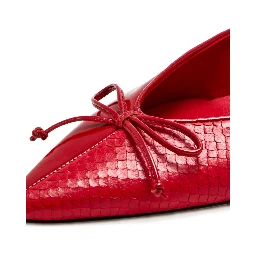 JACQUEMUS Half heel shoes Red
