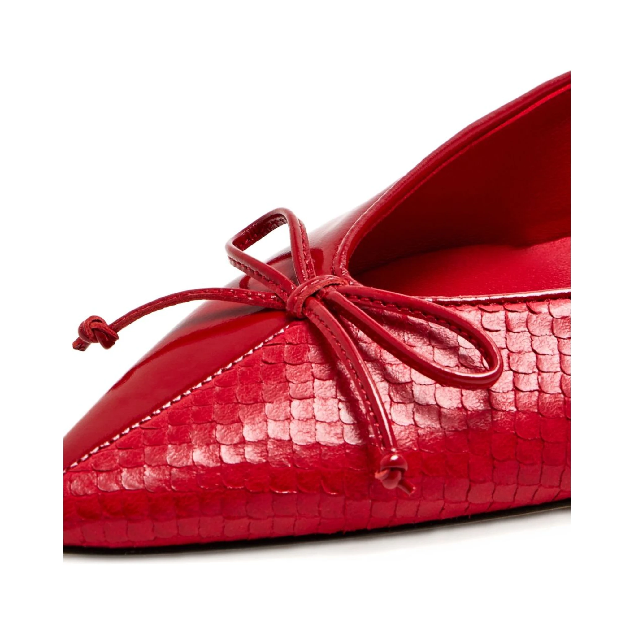 JACQUEMUS Half heel shoes Red