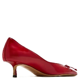 JACQUEMUS Half heel shoes Red