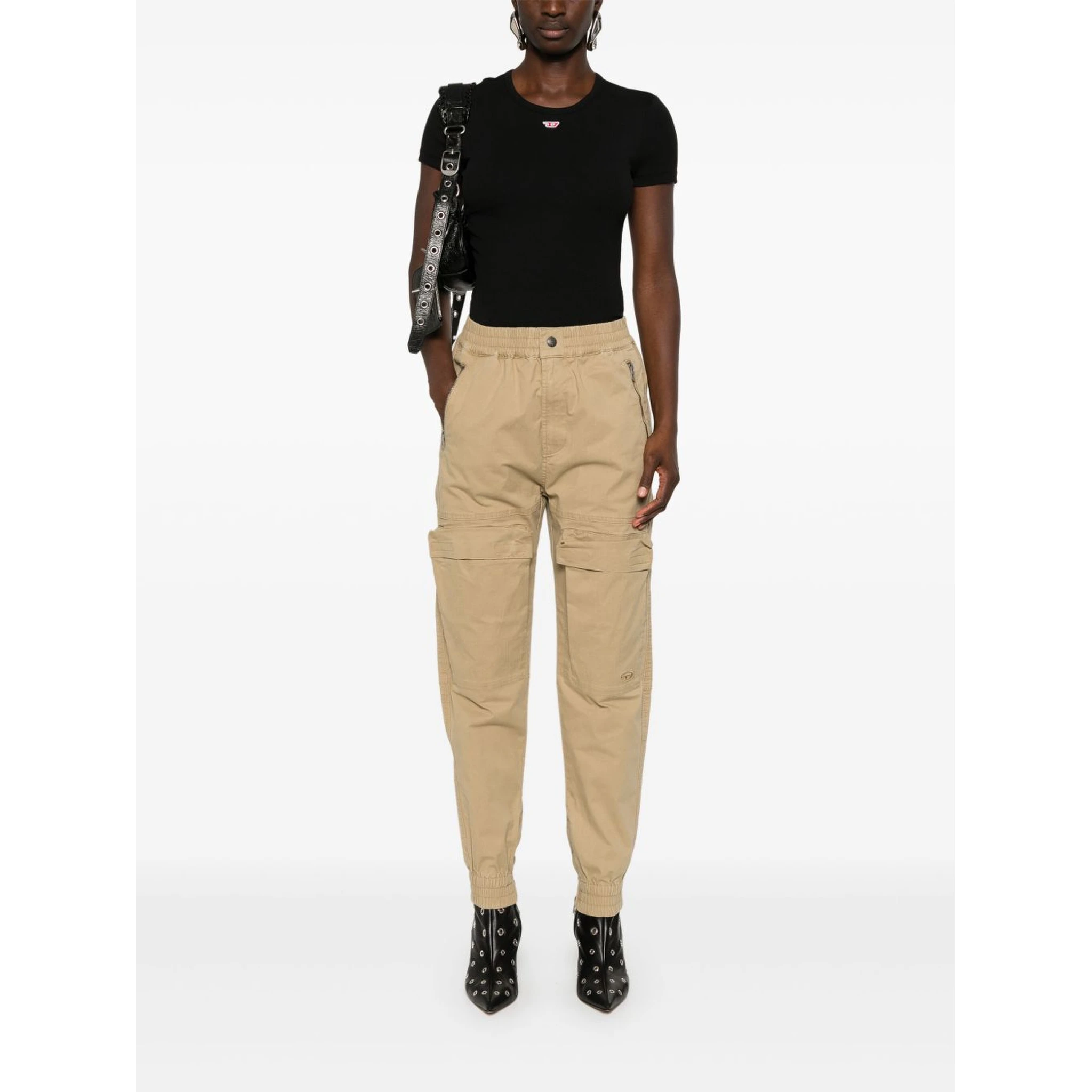 Diesel T-shirts and Polos Black