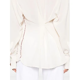 Victoria Beckham Shirts Ivory
