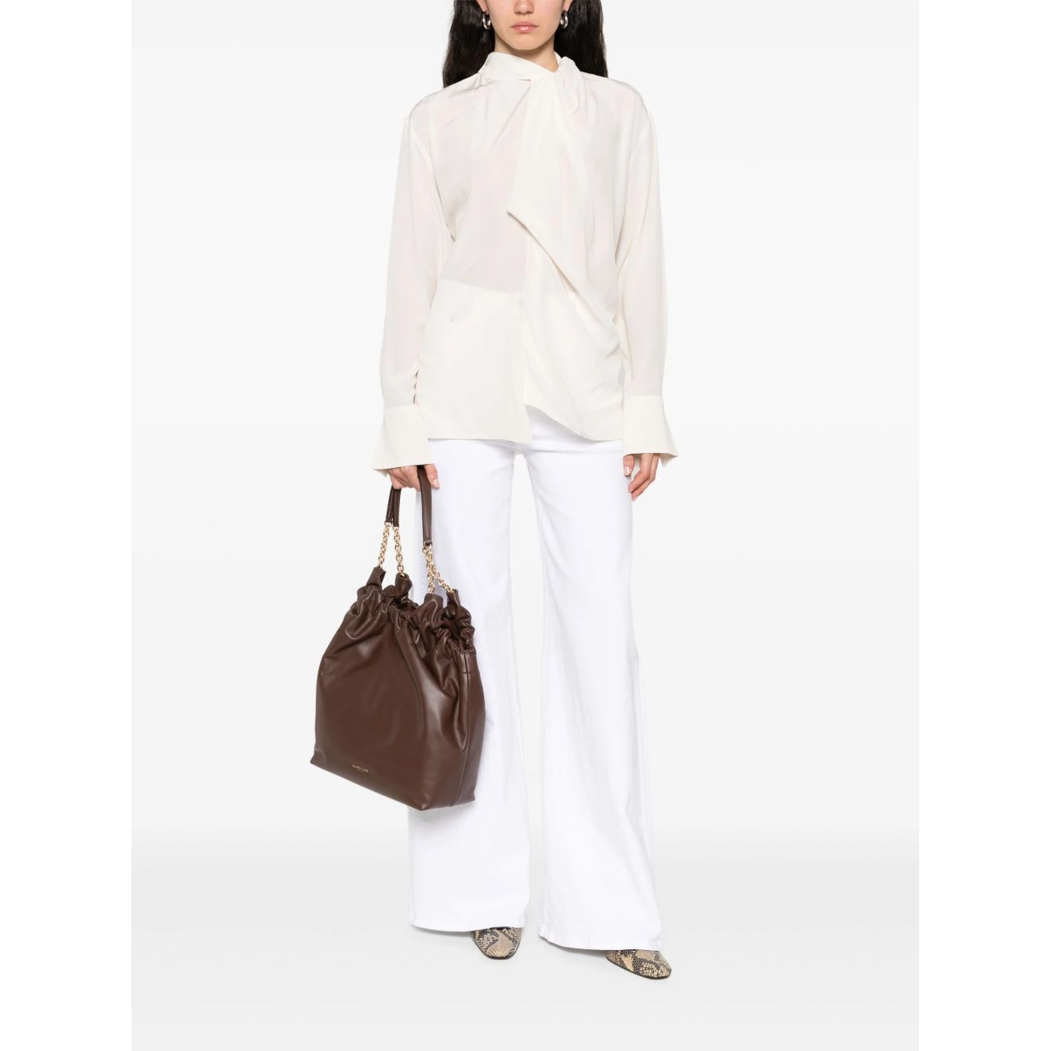 Victoria Beckham Shirts Ivory