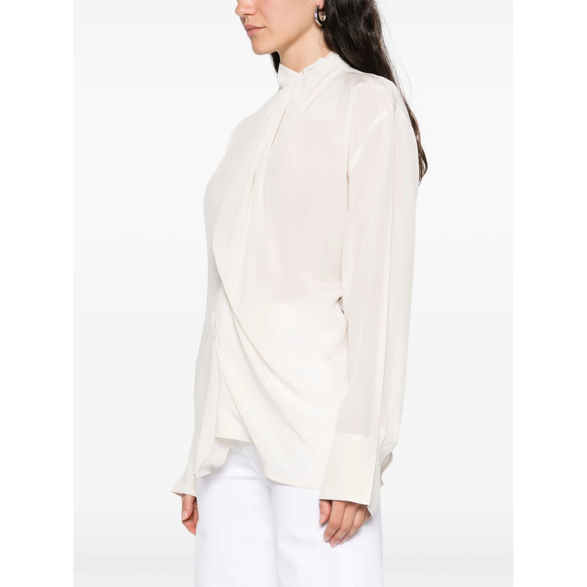 Victoria Beckham Shirts Ivory