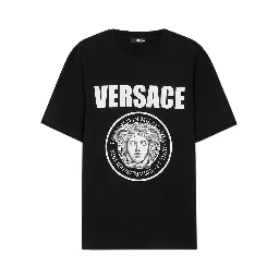 Versace T-shirts and Polos Black