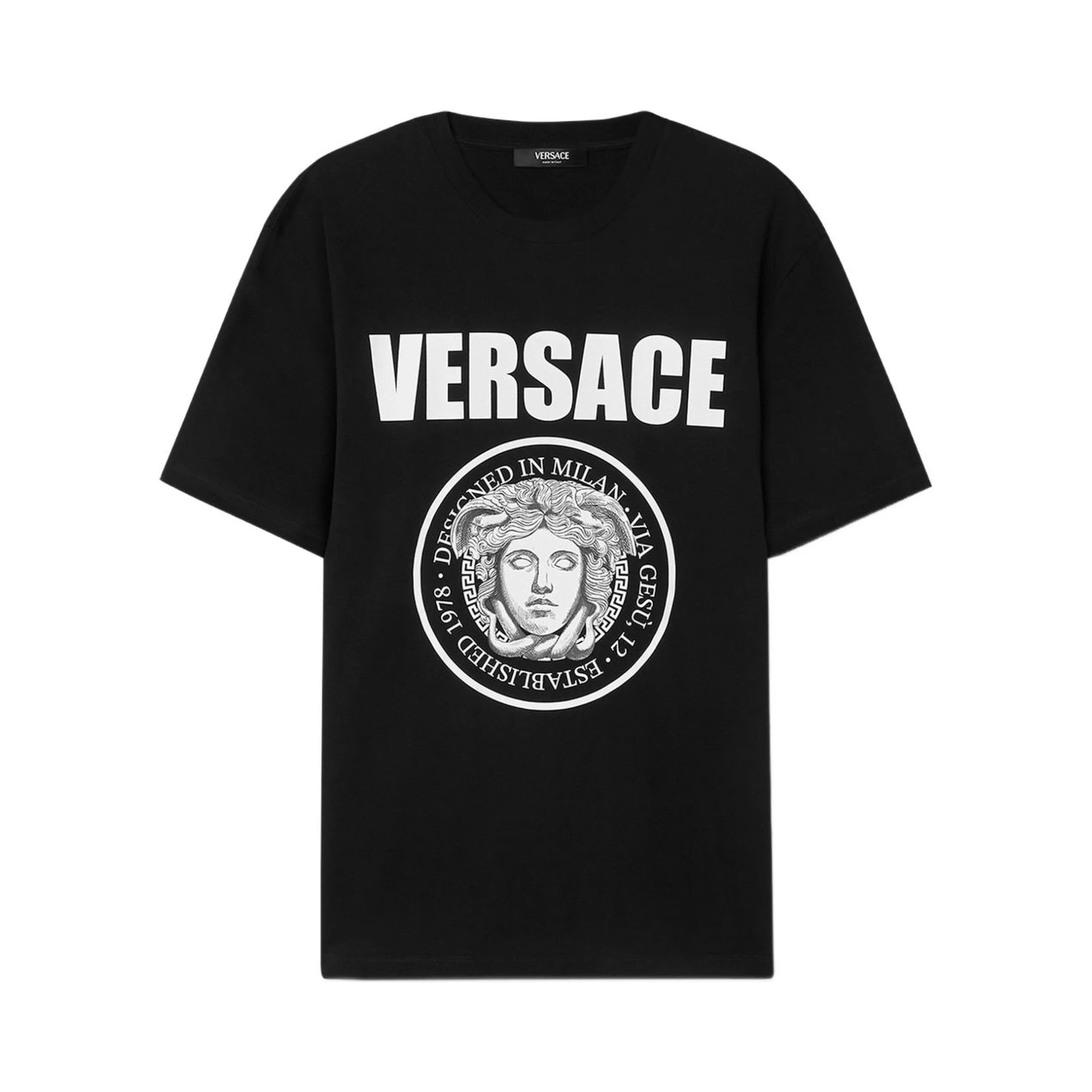 Versace T-shirts and Polos Black