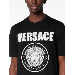 Versace T-shirts and Polos Black