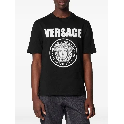 Versace T-shirts and Polos Black