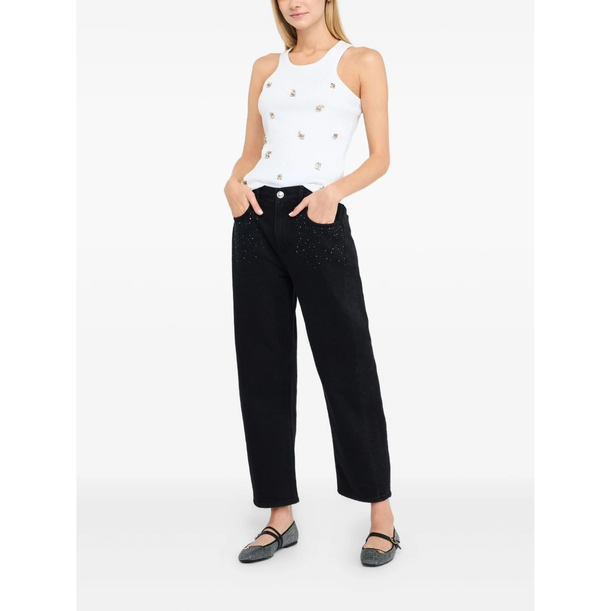 جينز أسود من ليو جو