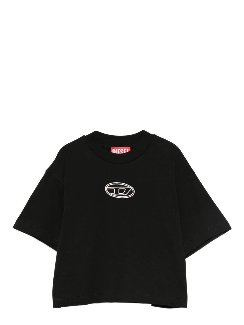Diesel T-shirts and Polos Black
