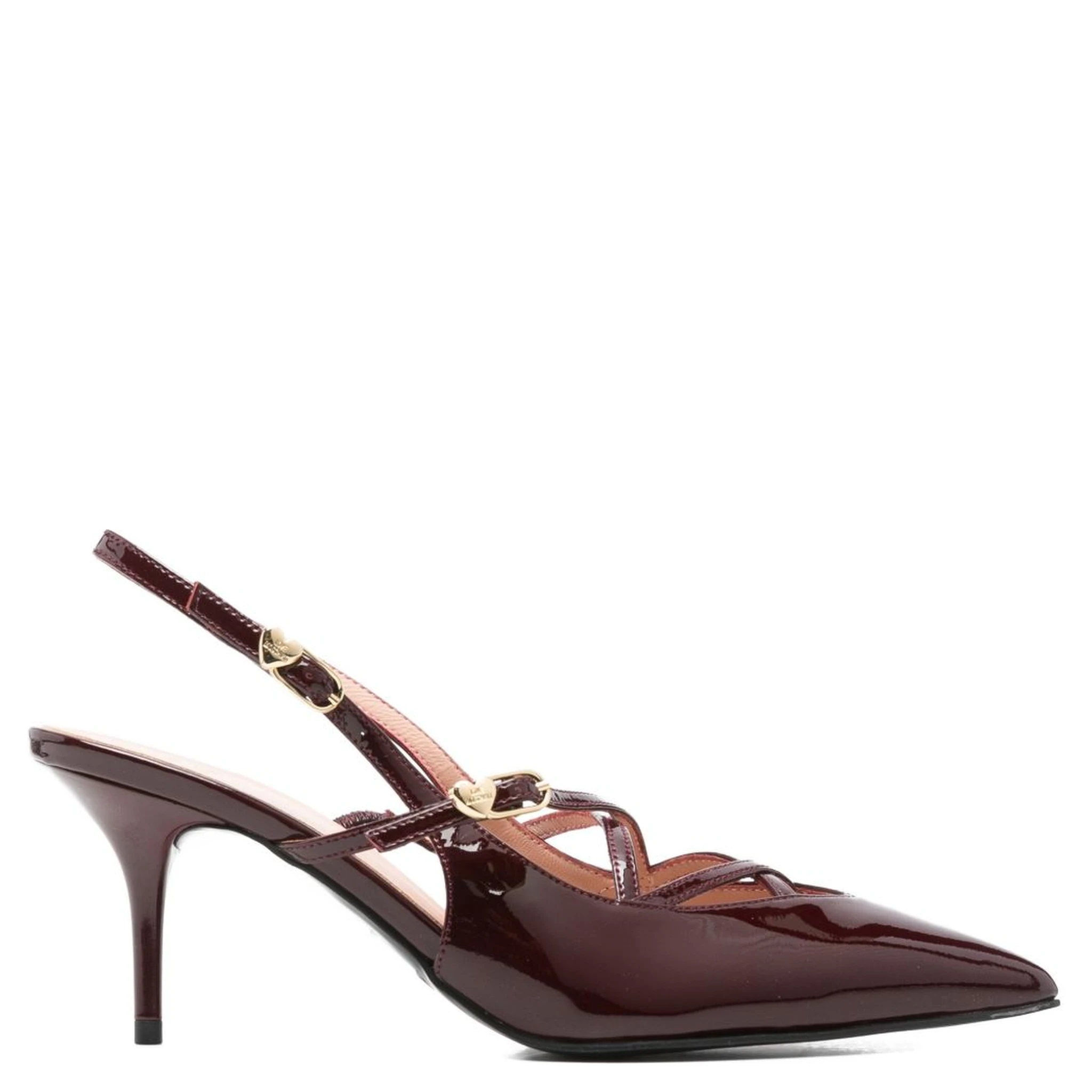 Love Moschino Flat shoes Bordeaux