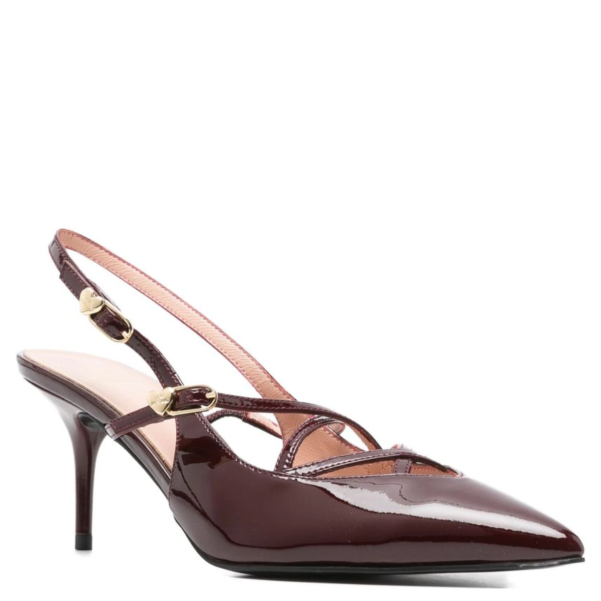 Love Moschino Flat shoes Bordeaux