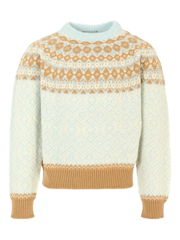 Moncler Sweaters Light Blue