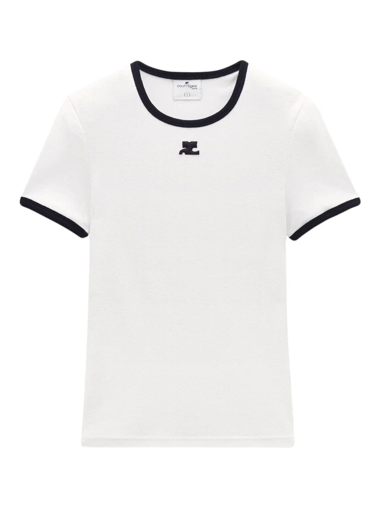 Courreges T-shirts and Polos Black