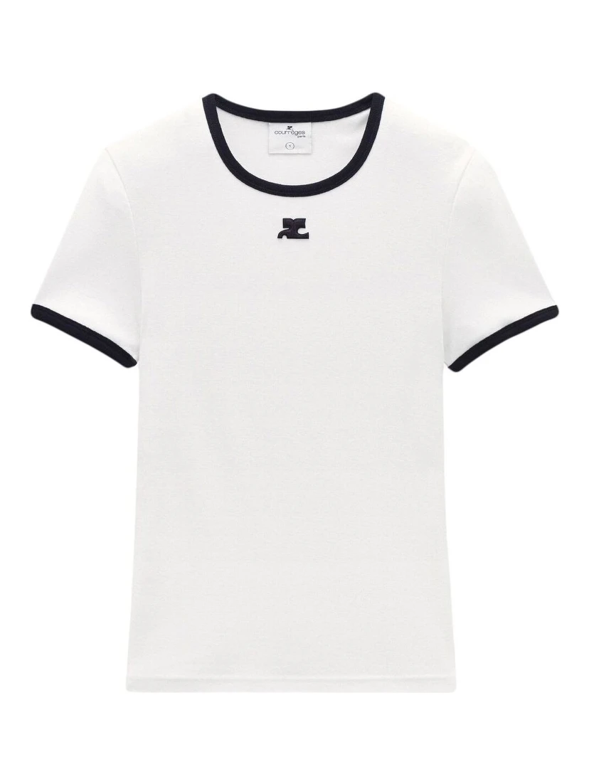 Courreges T-shirts and Polos Black