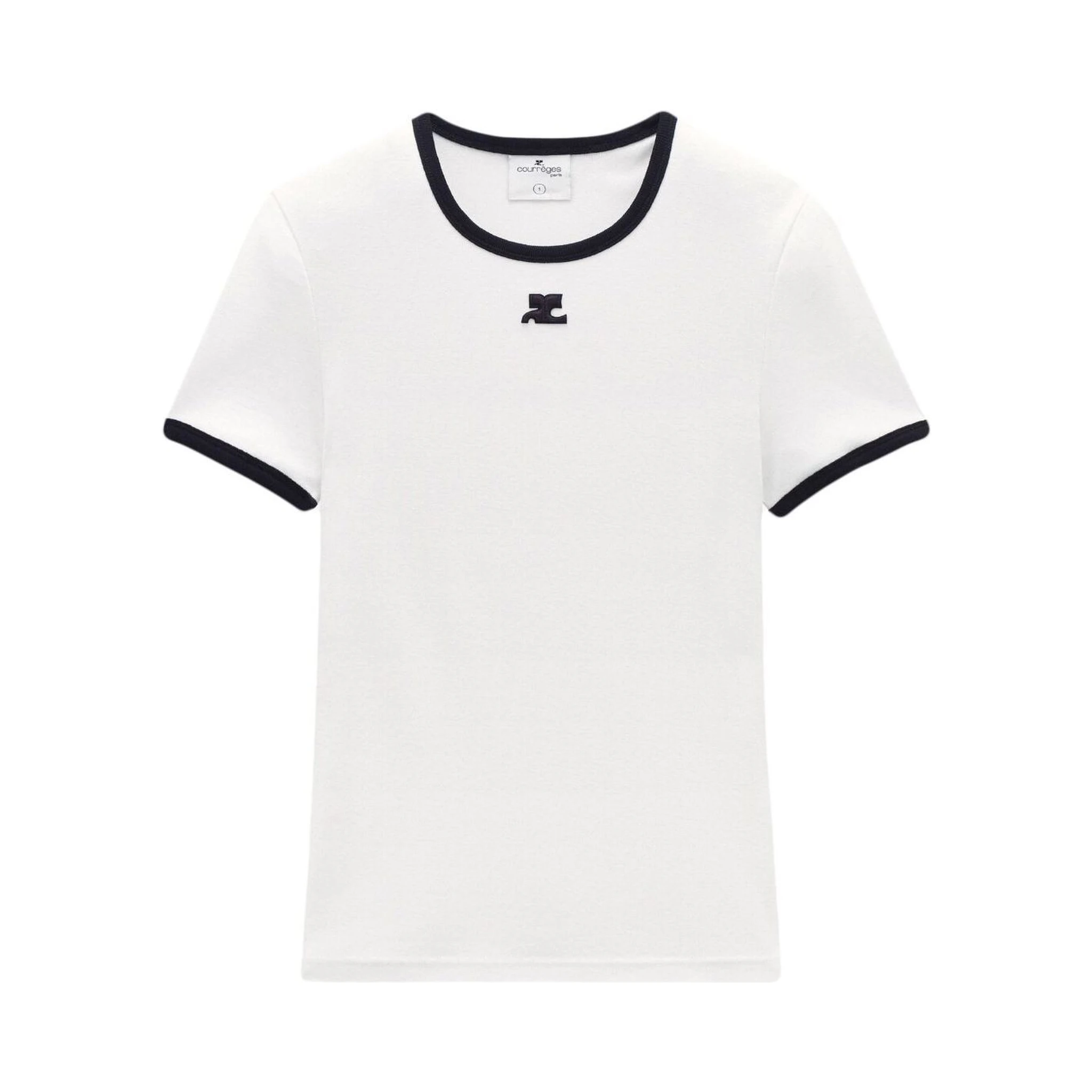 Courreges T-shirts and Polos Black