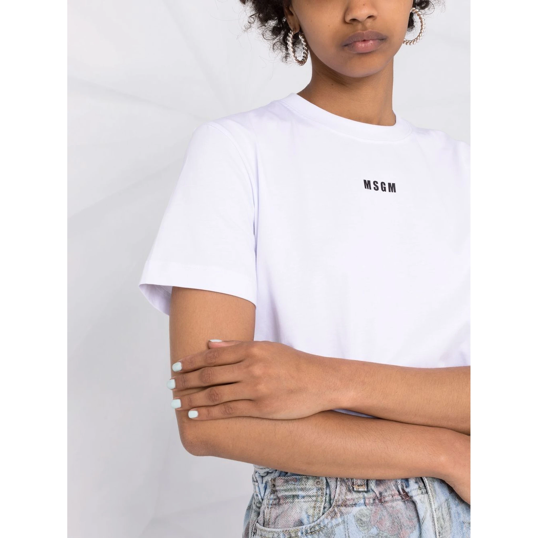 MSGM T-shirts and Polos White