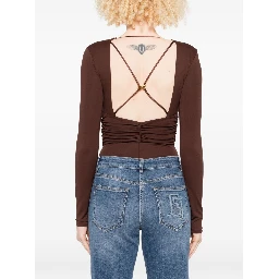 Elisabetta Franchi Top Brown