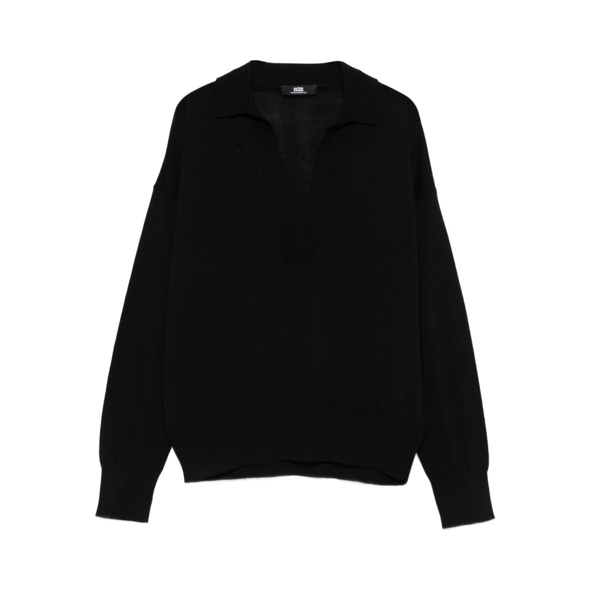 Alpha studio T-shirts and Polos Black