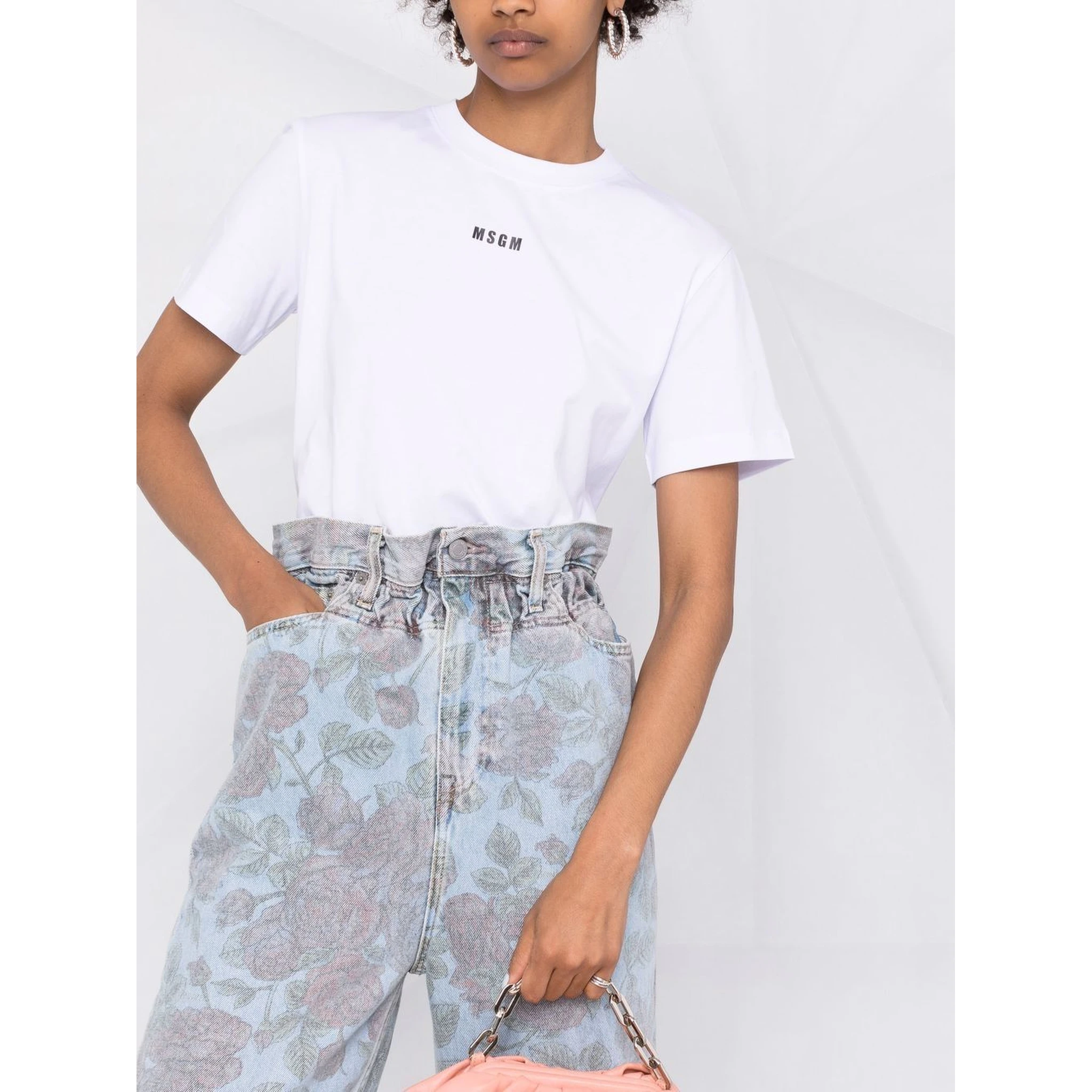 MSGM T-shirts and Polos White