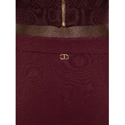 Twin-set Trousers Bordeaux
