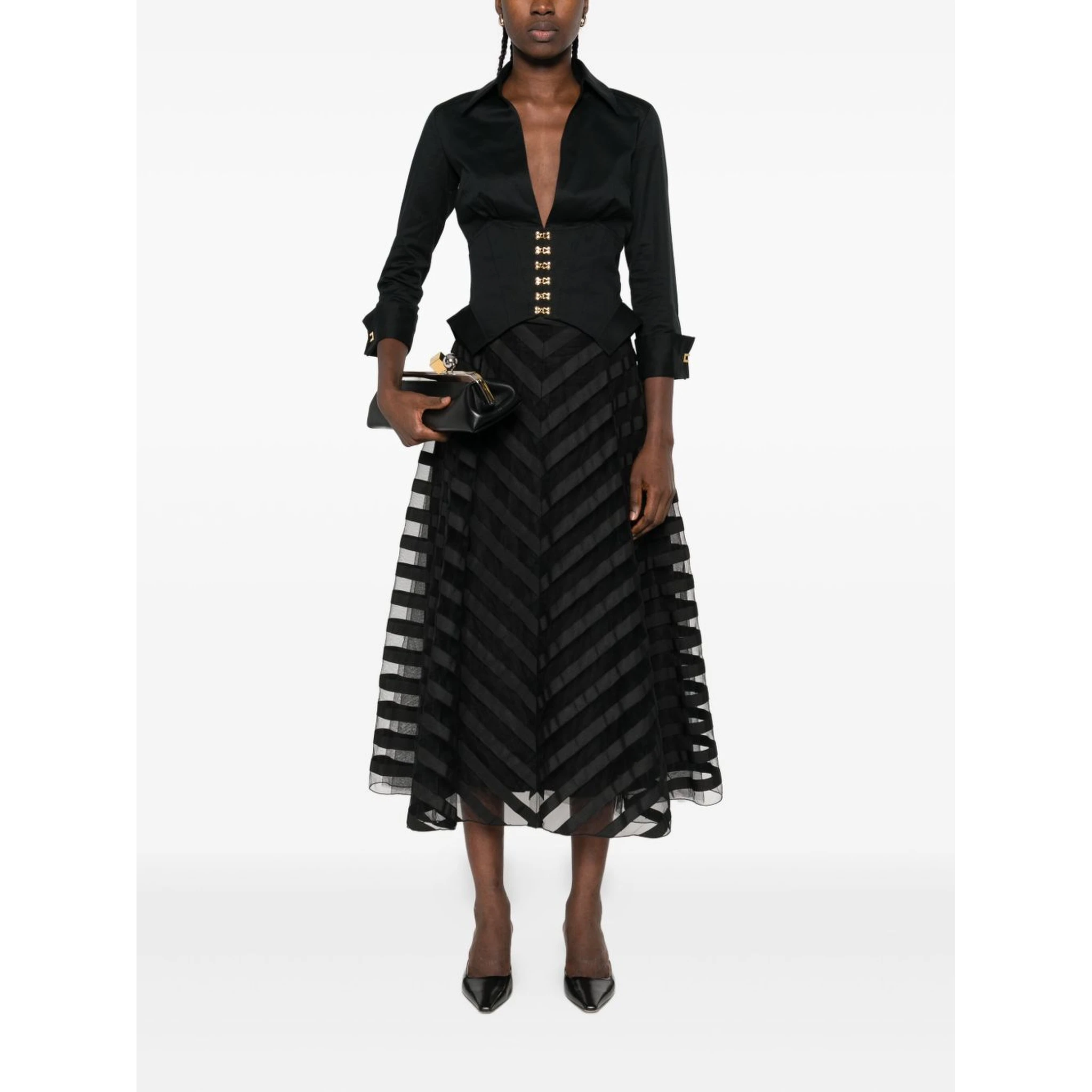 Elisabetta Franchi Shirts Black