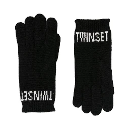 Twin-set Gloves Black