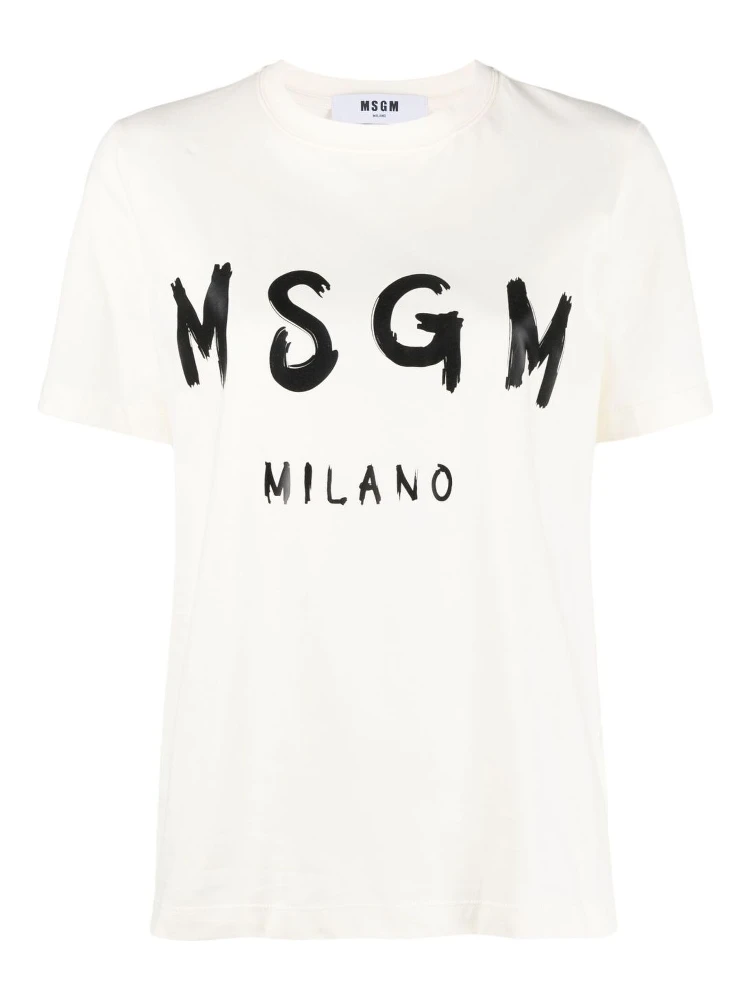 MSGM T-shirts and Polos White