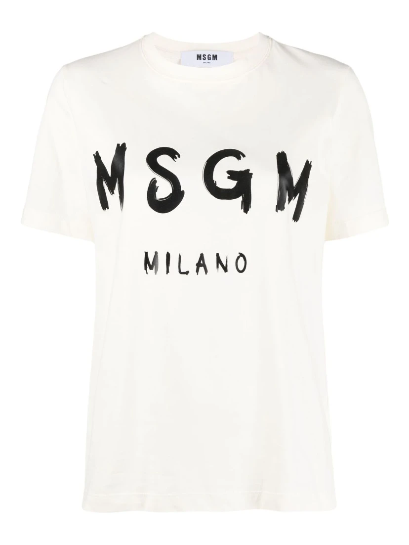 MSGM T-shirts and Polos White