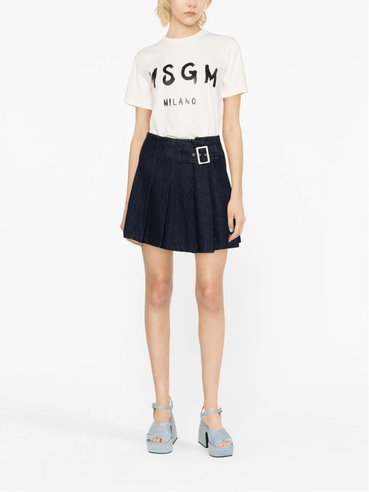 MSGM T-shirts and Polos White alternative