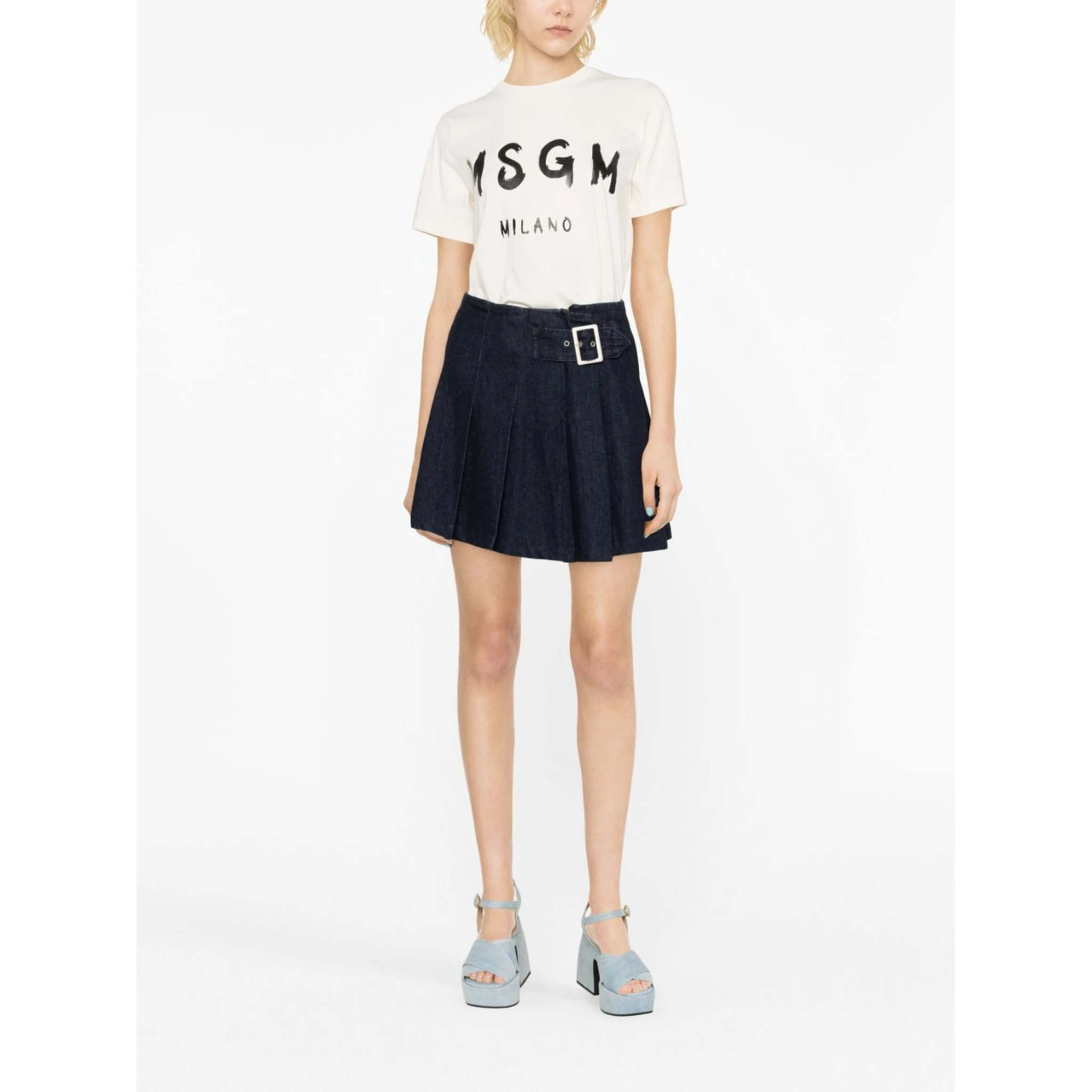 MSGM T-shirts and Polos White