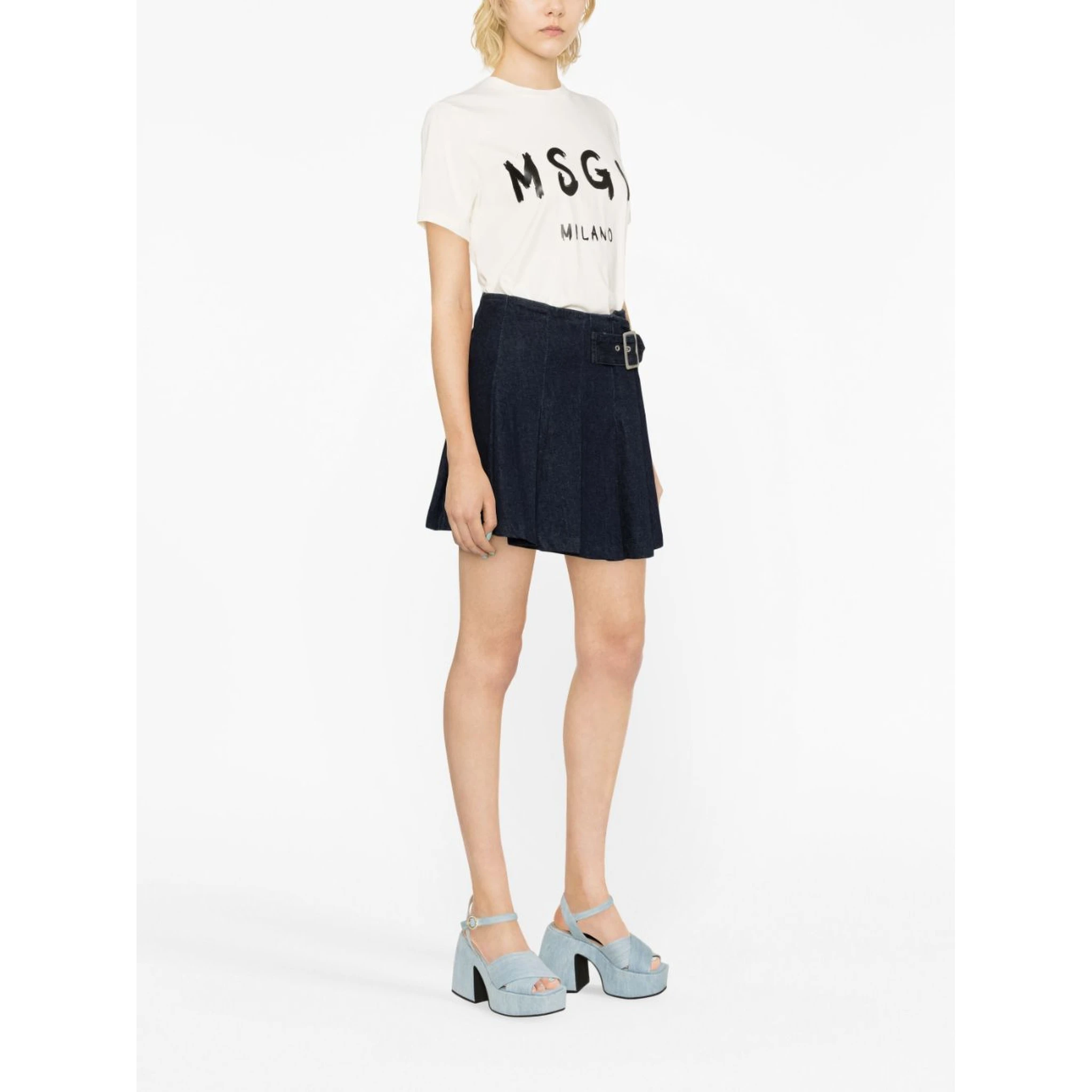 MSGM T-shirts and Polos White