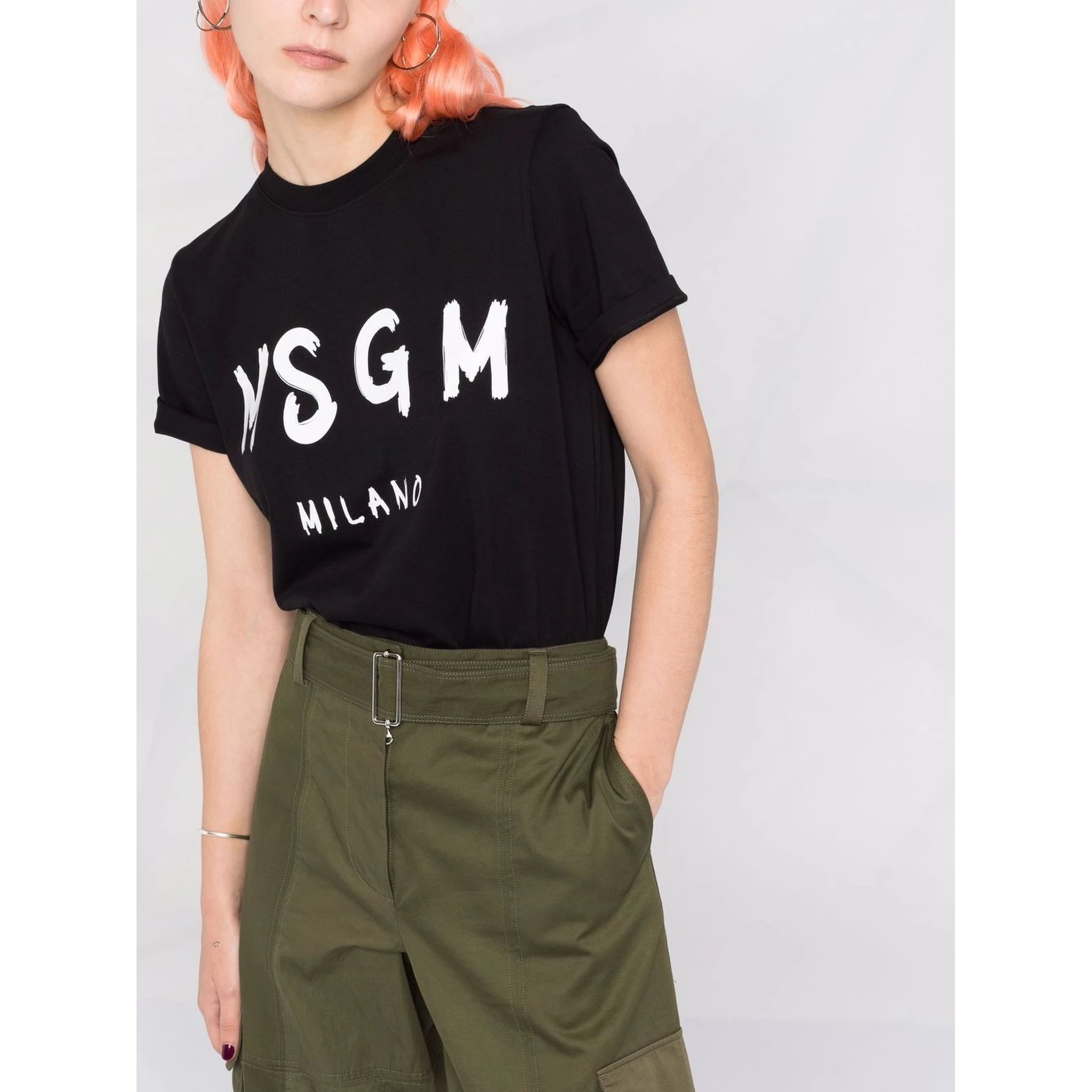 MSGM T-shirts and Polos Black