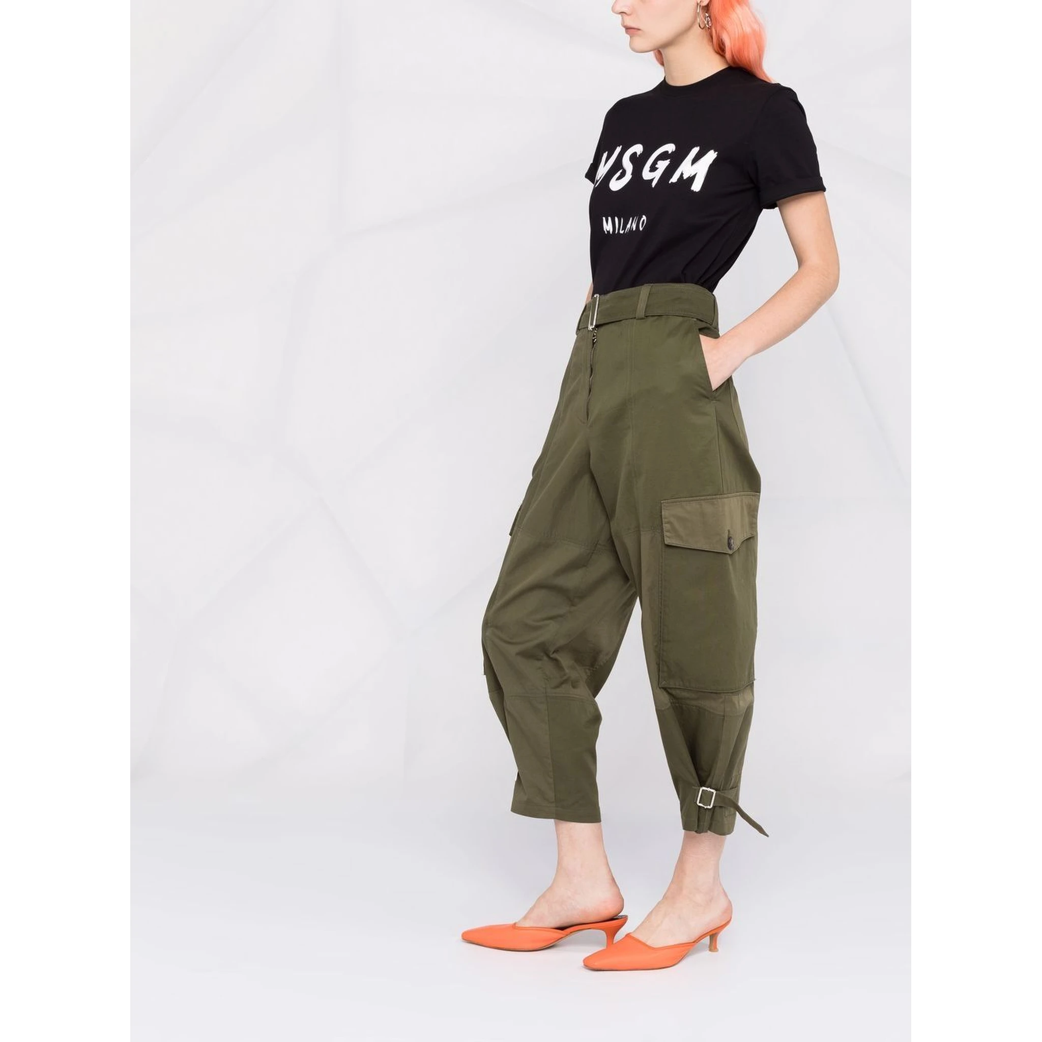 MSGM T-shirts and Polos Black