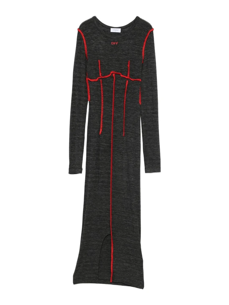 Off White Dresses Red