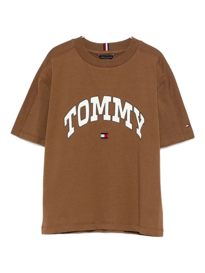 Tommy Hilfiger T-shirts and Polos Brown