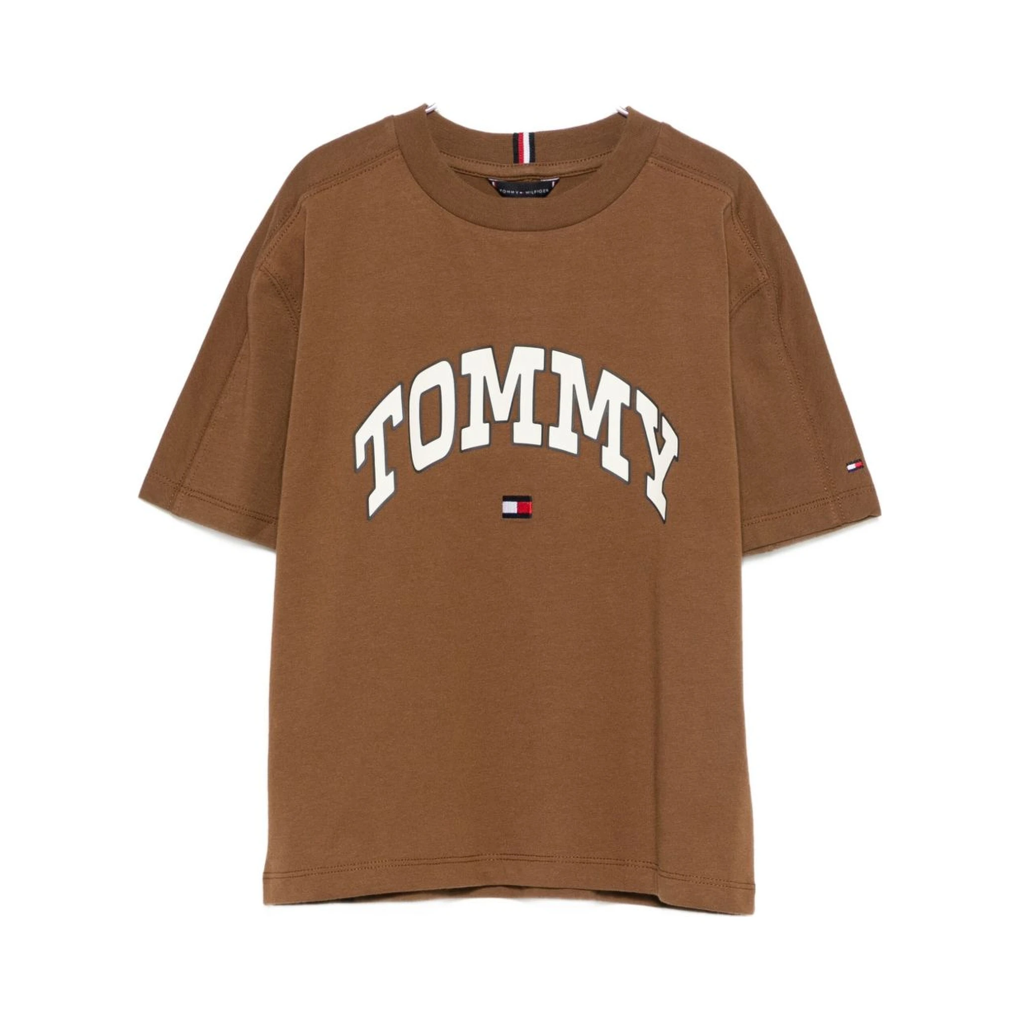 Tommy Hilfiger T-shirts and Polos Brown
