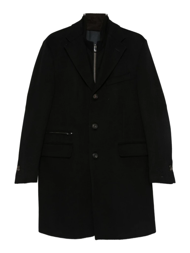Corneliani Coats Black