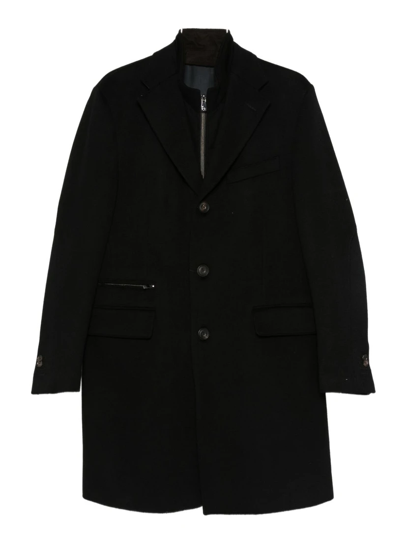 Corneliani Coats Black