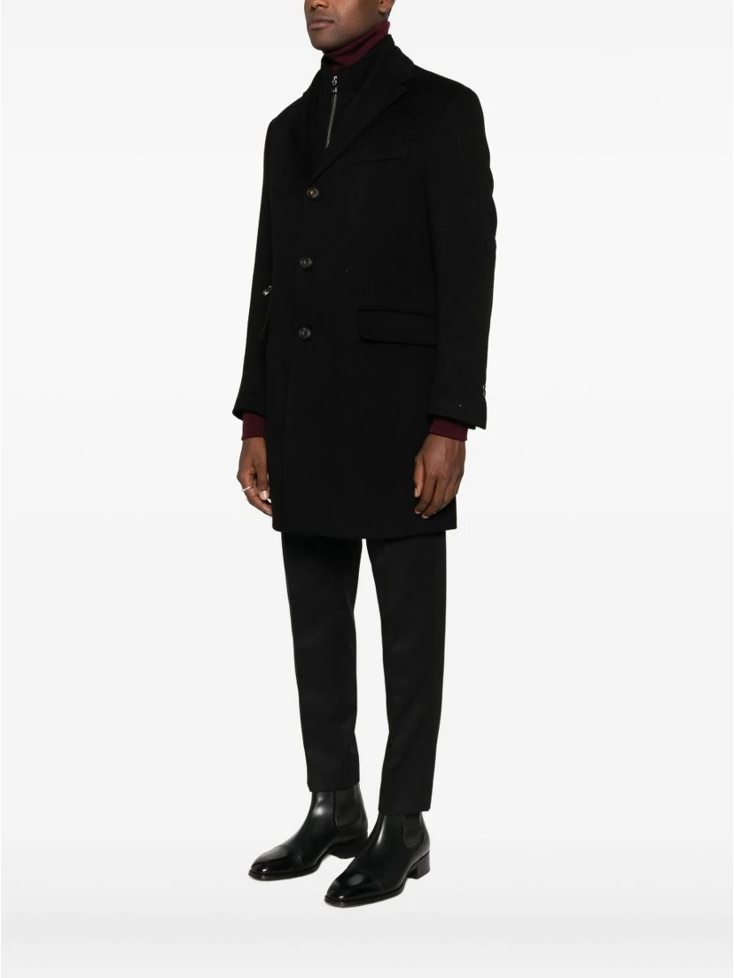 Corneliani Coats Black