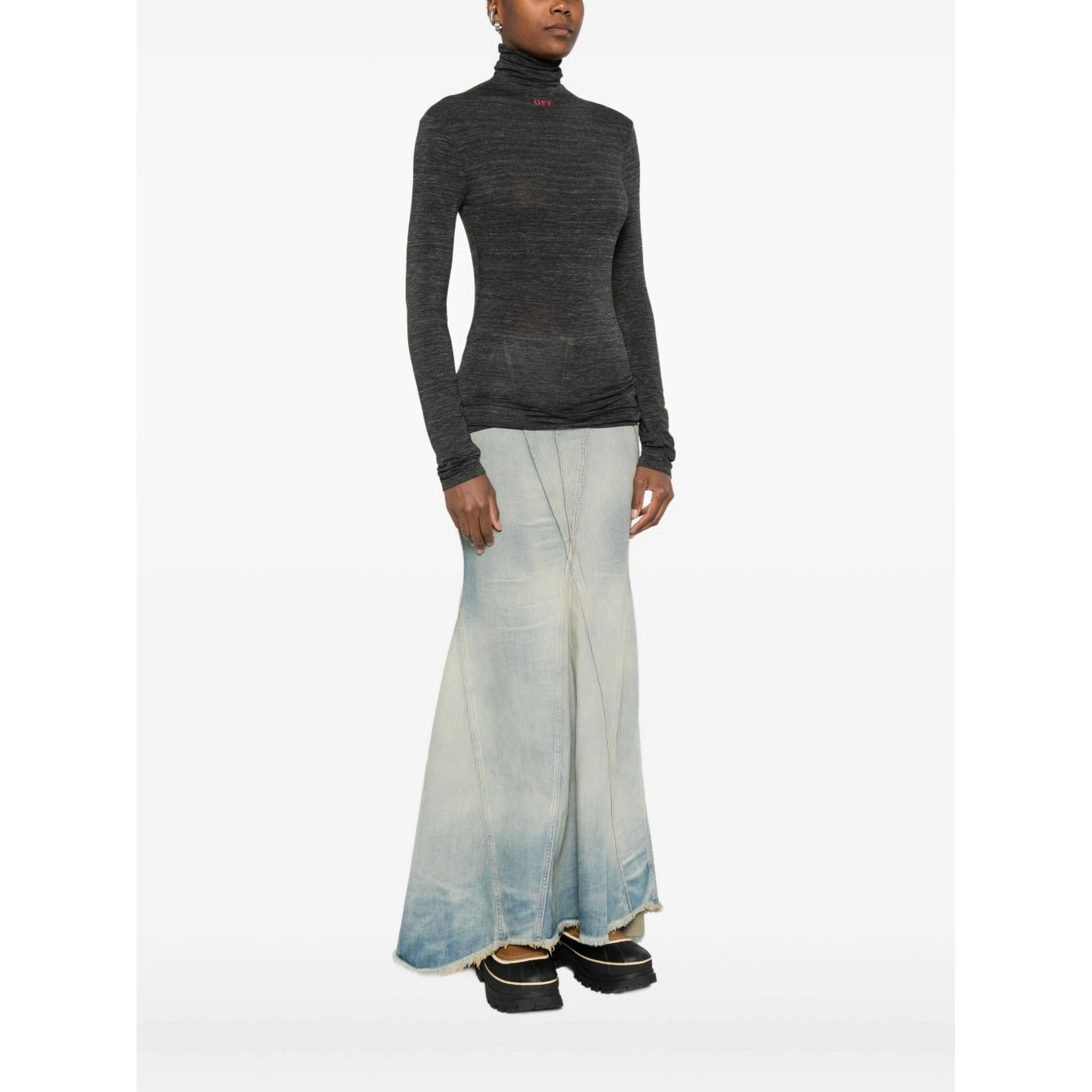 Off White Sweaters Red