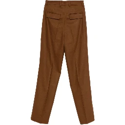 Semicouture Trousers Brown