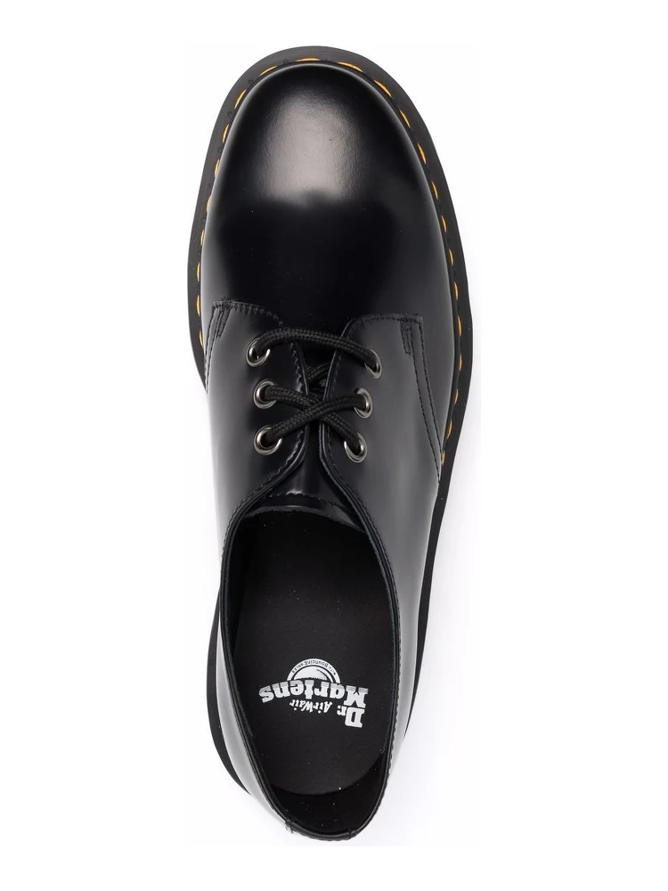 DR MARTENS Flat shoes Black alternative
