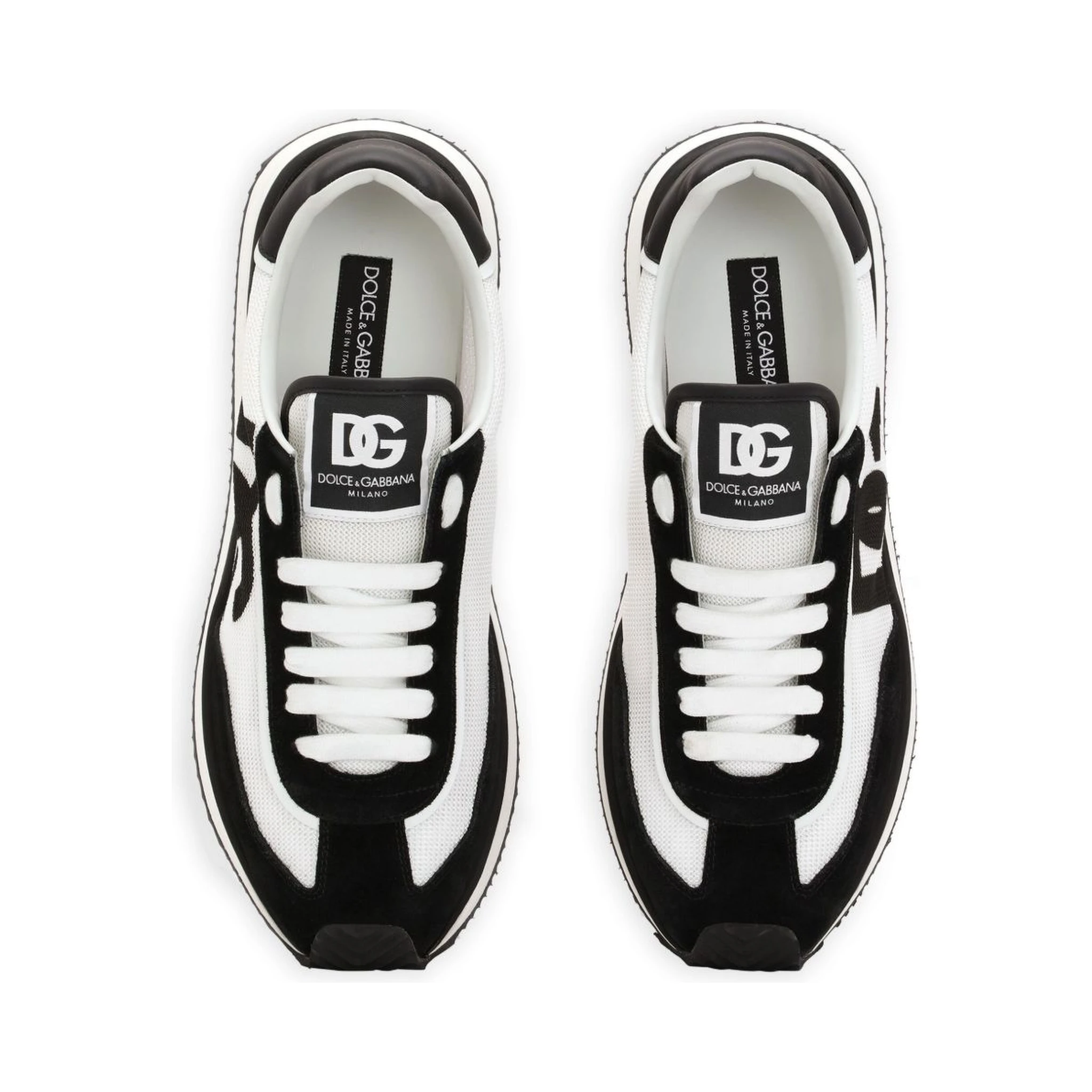 حذاء رياضي أسود من دولتشي آند غابانا