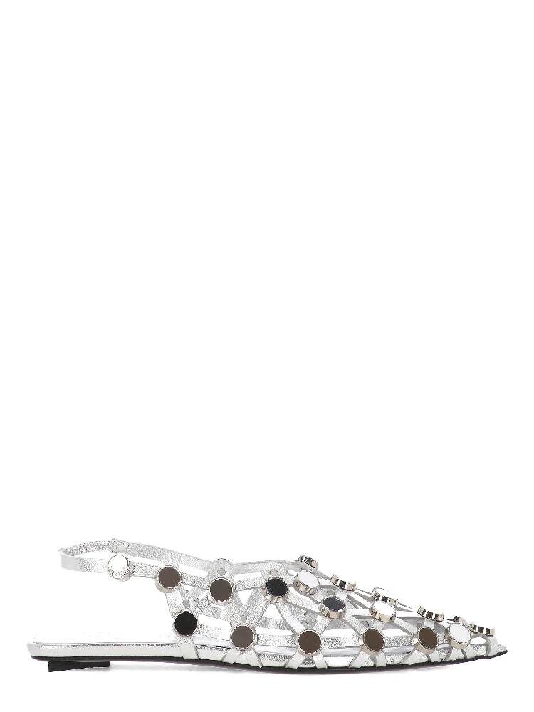 The Attico Sandals Silver
