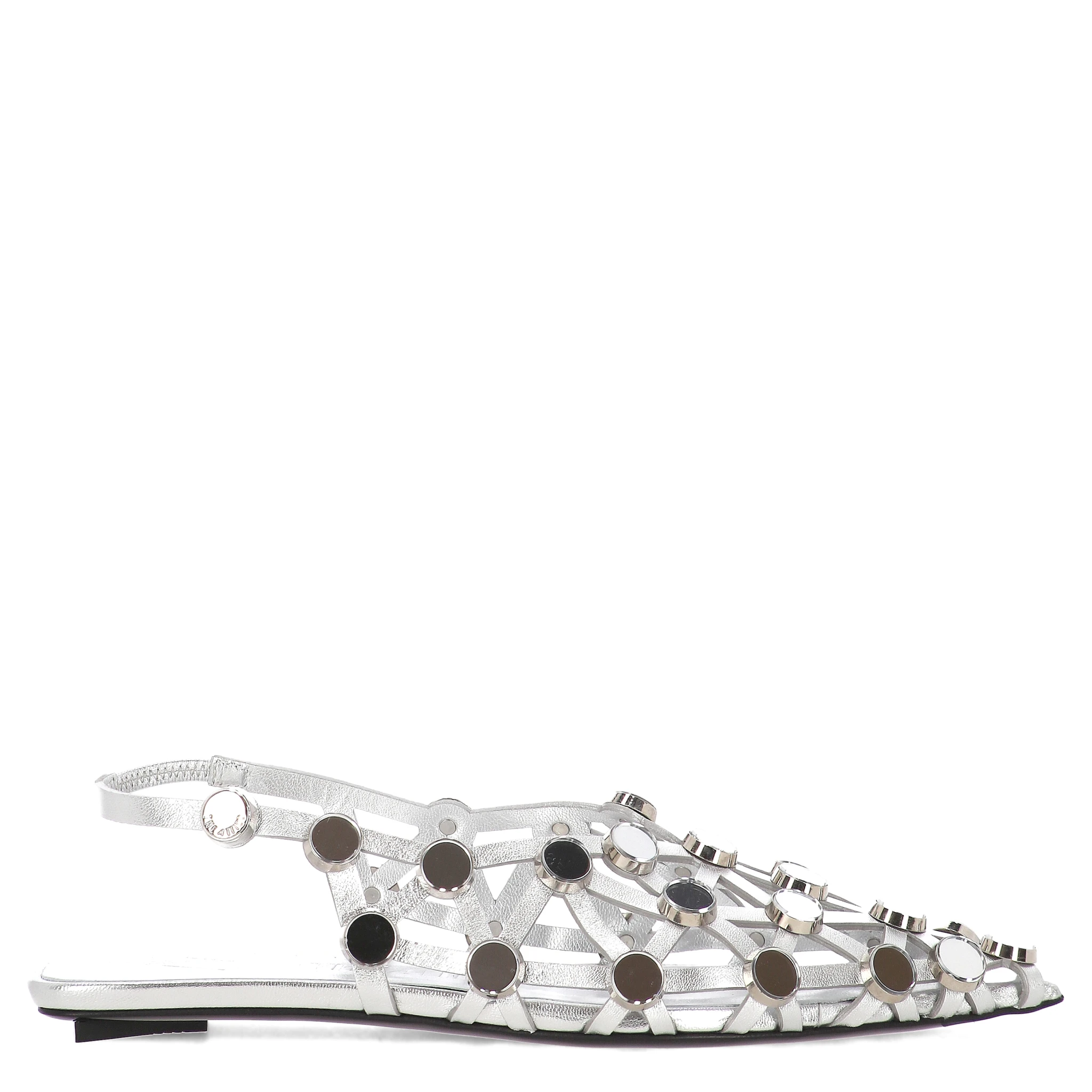 The Attico Sandals Silver