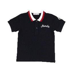 MONCLER KIDS T-shirts and Polos Blue