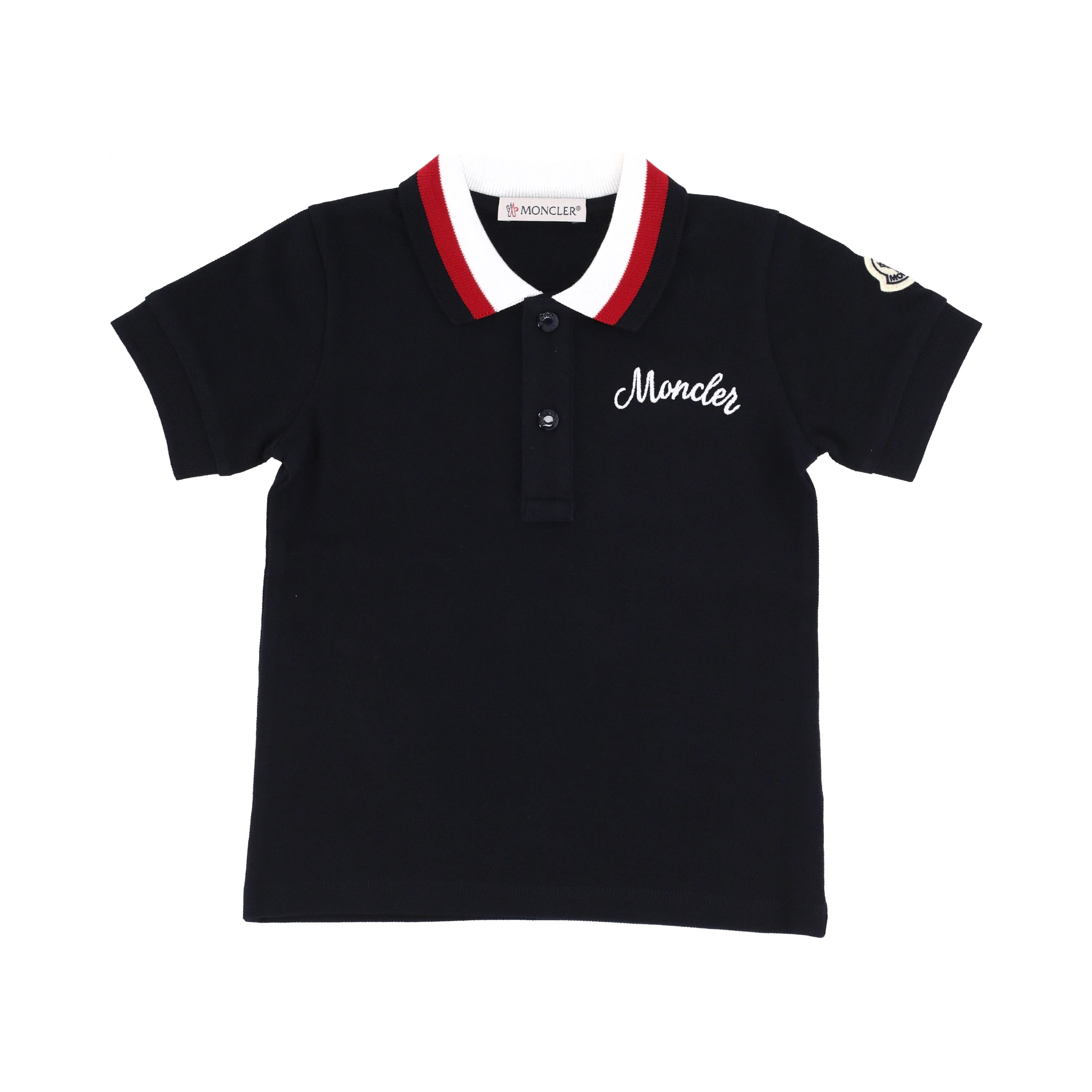 MONCLER KIDS T-shirts and Polos Blue