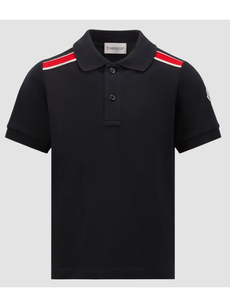 MONCLER KIDS T-shirts and Polos Black