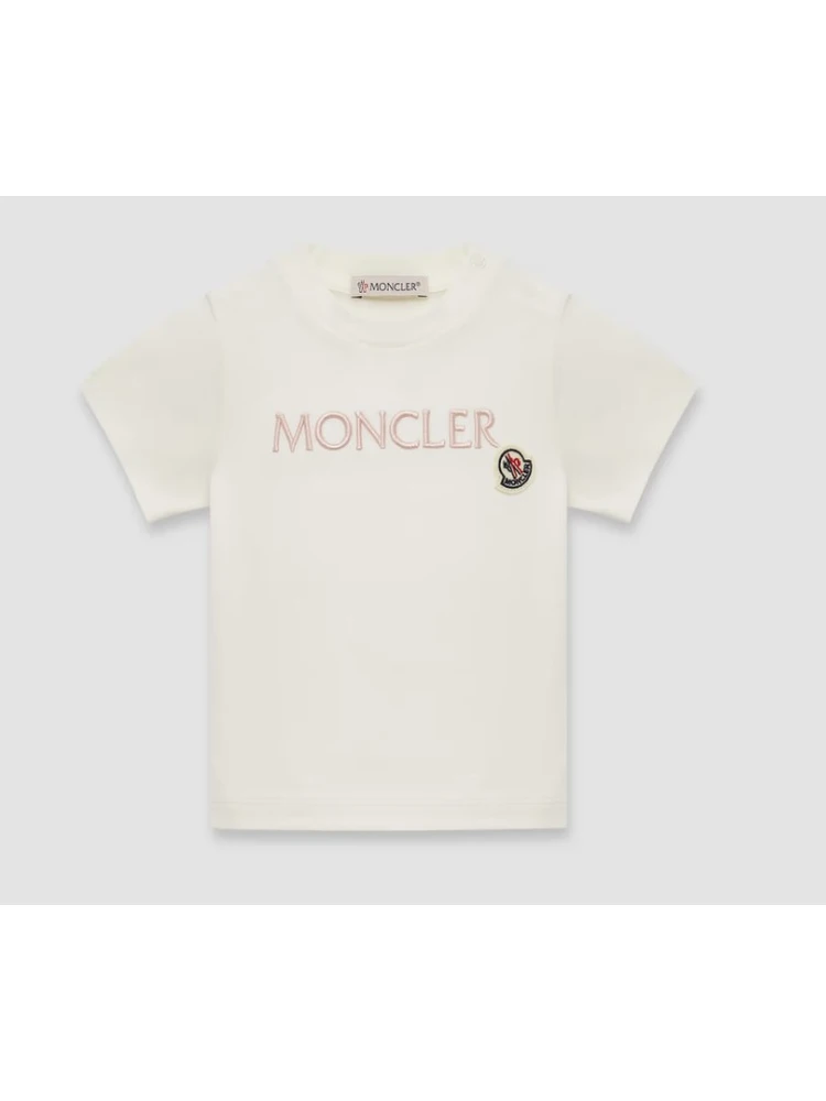 MONCLER KIDS T-shirts and Polos White