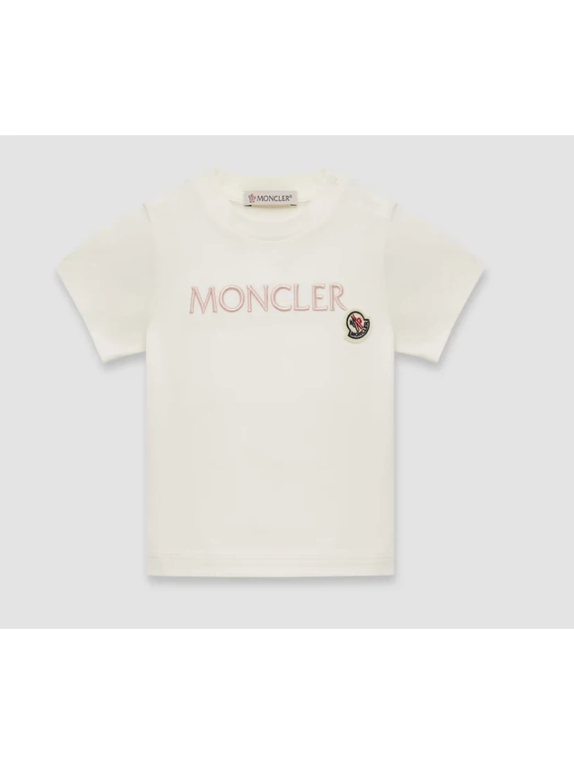 MONCLER KIDS T-shirts and Polos White